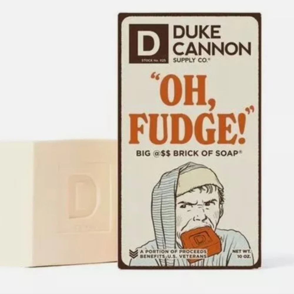 Duke Cannon OH, FUDGE Big Brick of Soap 10oz Father Husband Dad